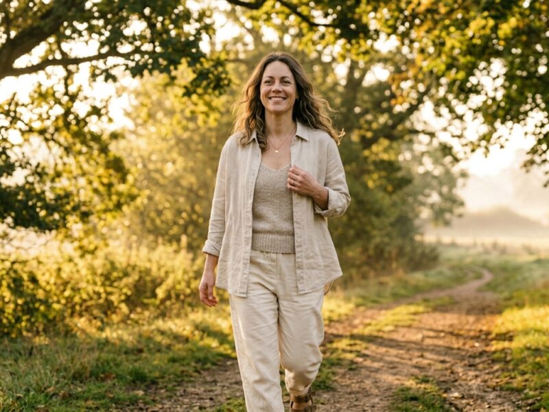 Woman feeling confident after starting weight loss treatment UK — Together Clinic